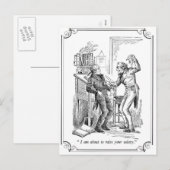 Kerstmis Carol: Hef Uw Salaris op Feestdagenkaart (Voorkant / Achterkant)