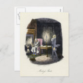 Kerstmis Carol - het Spook van Marley Feestdagenkaart (Voorkant / Achterkant)