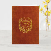 Kerstmis Carol Kaart (Gele Bloem)