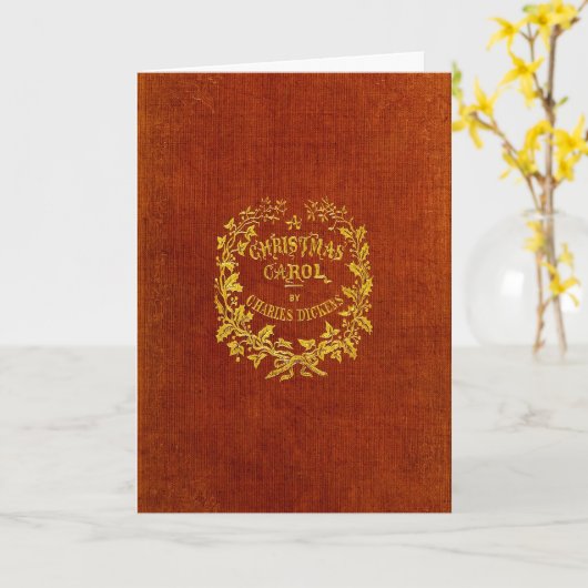 Kerstmis Carol Kaart (Gele Bloem)