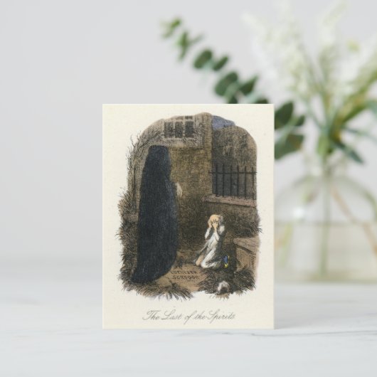 Kerstmis Carol - Spook van Kerstmis nog te komen Feestdagenkaart (Staand voorkant)