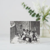 Kerstmis Carol, van het "Uur van de Vrije tijd", Feestdagenkaart (Staand voorkant)