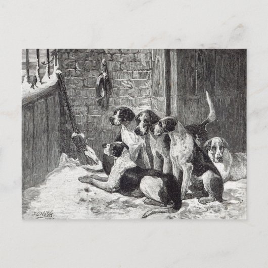 Kerstmis Carol, van het "Uur van de Vrije tijd", Feestdagenkaart (Voorkant)