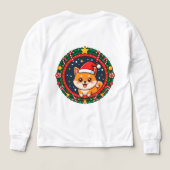 Kerstmis Cartoon Hond (Achterkant)
