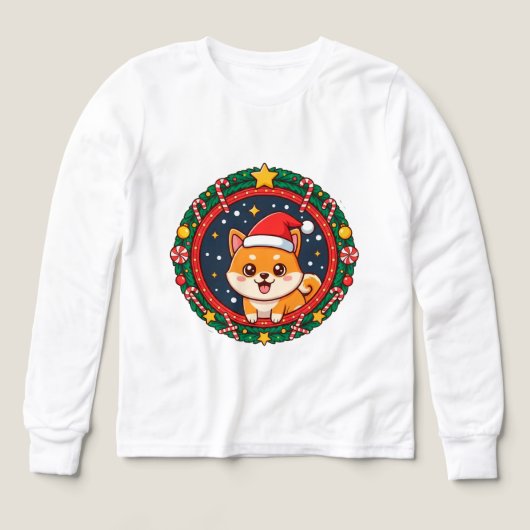 Kerstmis Cartoon Hond (Voorkant)
