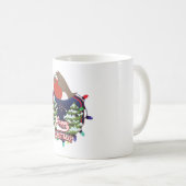 Kerstmis cartoon Robin logo Koffiemok (Voorkant rechts)