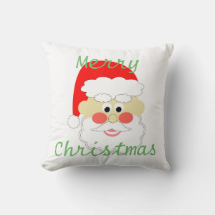 Kerstmis cartoon rode kerstman claus kussen