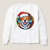 Kerstmis Cartooneske Hond (Achterkant)