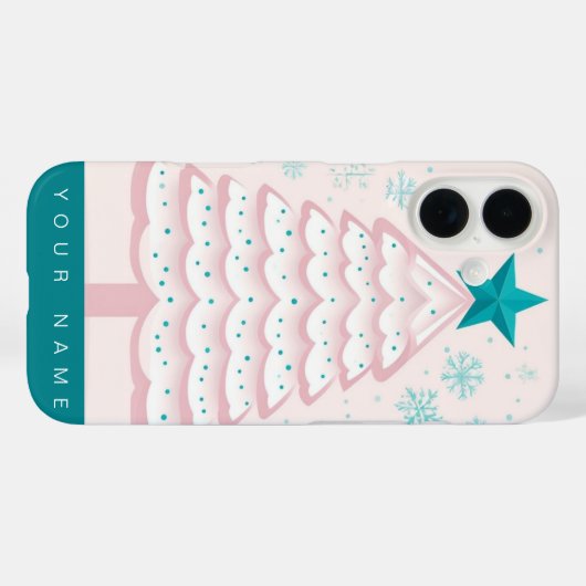 Kerstmis Case-Mate iPhone Case (Achterkant (horizontaal))
