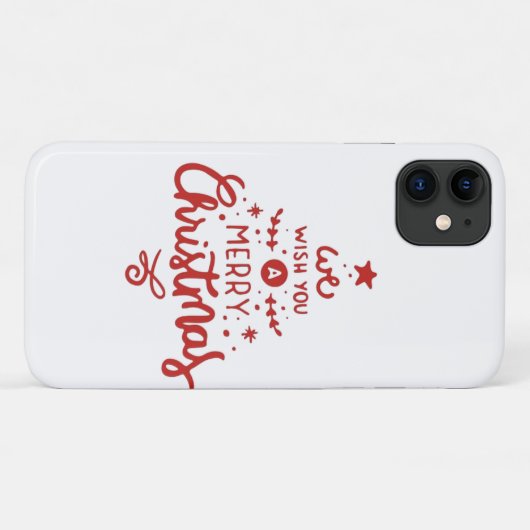 Kerstmis Case-Mate iPhone Case (Achterkant (horizontaal))