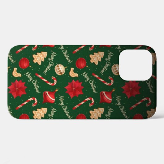 Kerstmis Case-Mate iPhone Case (Achterkant (horizontaal))
