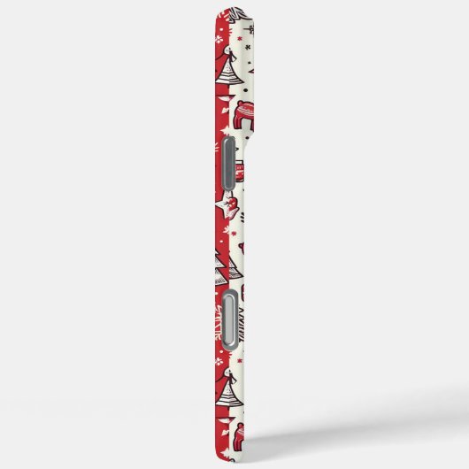 Kerstmis Case-Mate iPhone Case (Achterkant / Rechts)