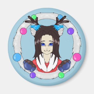 Kerstmis Catberry Magneet