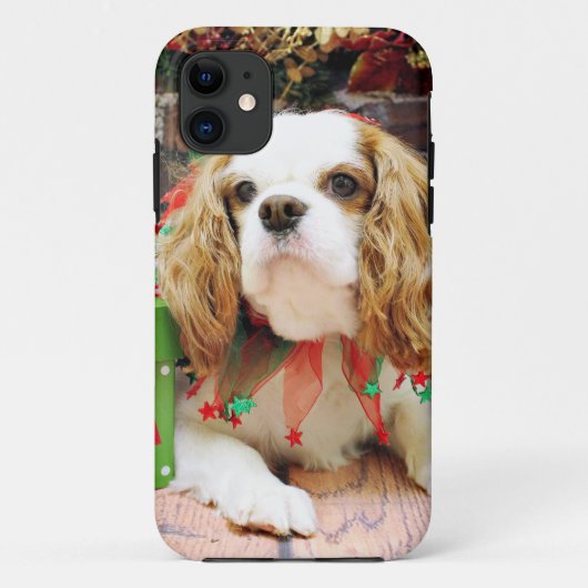 Kerstmis - Cavalier King Charles Spaniel Mei Mei Case-Mate iPhone Case (Achterkant)