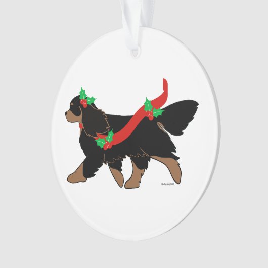 Kerstmis Cavalier Ornament (voorkant)