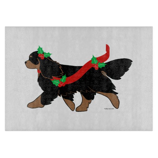 Kerstmis Cavalier Snijplank (Voorkant)