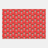 Kerstmis Cavalier Spaniel Ornamenten Cadeaupapier (Voorkant 2)