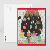 Kerstmis, Charles Martin Briefkaart (Voorkant / Achterkant)