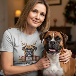 Kerstmis Cheer Boxer T-shirt