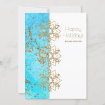Kerstmis Cheer Gold en Watercolor Company