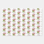 Kerstmis Cheer Matte 19" x 29" Inpakpapier Vel (Voorkant)