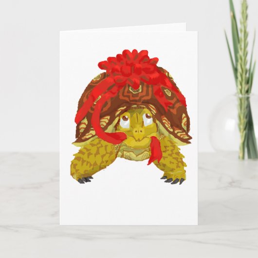 Kerstmis Chelonial Feestdagen Kaart (Voorkant)