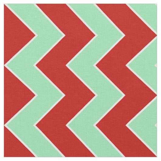 Kerstmis-Chevron Stripe Zigzag Geometric Fabric Stof (Close Up)
