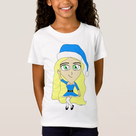 Kerstmis chibi t-shirt (Voorkant)