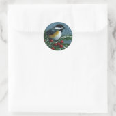 KERSTMIS: CHICKADEE: STICKERS (Tas)
