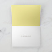 Kerstmis Chickadee Wish Kaart (Binnen)