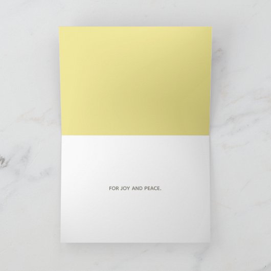 Kerstmis Chickadee Wish Kaart (Binnen)