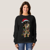 Kerstmis Chihuahua Long Hair Trui (Voorkant volledig)