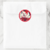 KERSTMIS CHIHUAHUA STICKER ENVELOP SEAL (Tas)