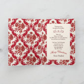 Kerstmis Christelijk - Grootste cadeau - lint Feestdagen Kaart (Binnen)