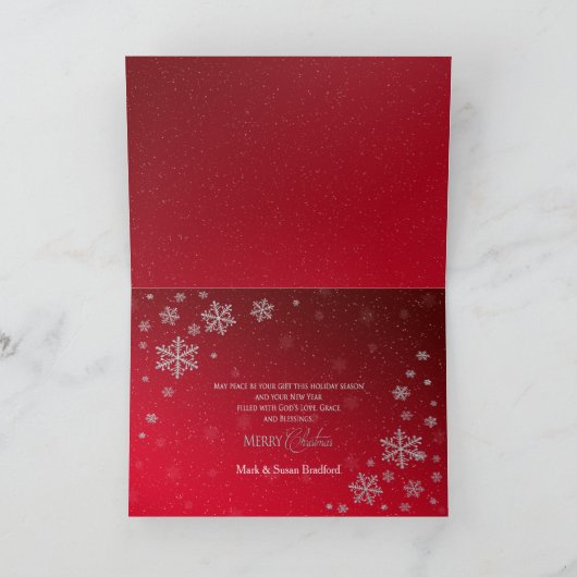 Kerstmis - Christen - Speciale Vrienden Feestdagen Kaart (Binnen)