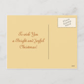 Kerstmis Christma Vintage Kleine Engel Aankondigen Feestdagenkaart (Achterkant)