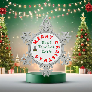 Kerstmis Citaat Typografie voor Lerarendag Ronde Button 3,2 Cm