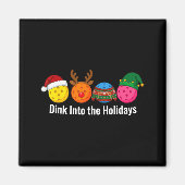 Kerstmis Ckleball Kerstman Rendier Elf Lelijke Xma Magneet (Voorkant)