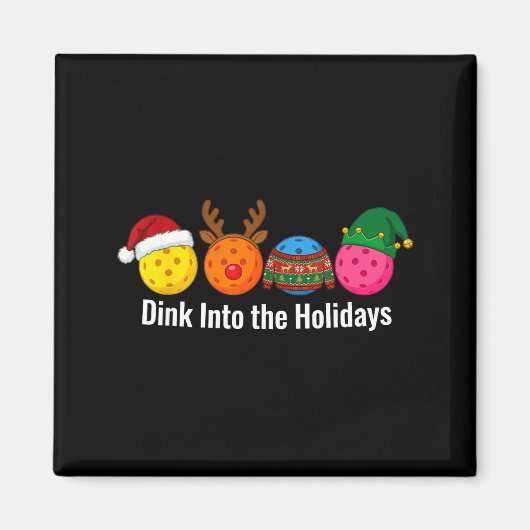 Kerstmis Ckleball Kerstman Rendier Elf Lelijke Xma Magneet (Voorkant)