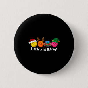 Kerstmis Ckleball Kerstman Rendier Elf Lelijke Xma Ronde Button 5,7 Cm
