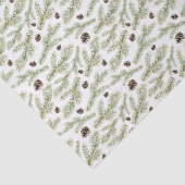 Kerstmis | Classic Pinecone Pattern Tissuepapier (Detail)