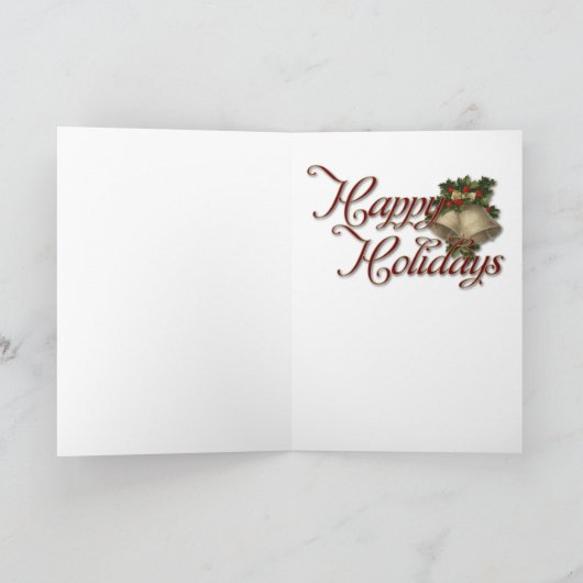 Kerstmis - Cockapoo - Aanhangwagen Feestdagen Kaart (Binnen)