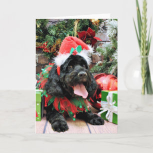 Kerstmis - Cockapoo - Jack Feestdagen Kaart