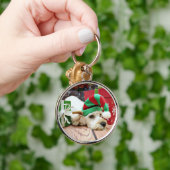 Kerstmis - Cockapoo - KC Sleutelhanger (Hand)