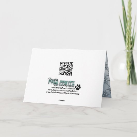 Kerstmis - Cockapoo - Sophie Feestdagen Kaart (Achterkant)