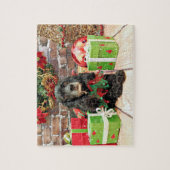 Kerstmis - Cocker Spaniel - Lily Legpuzzel (Verticaal)