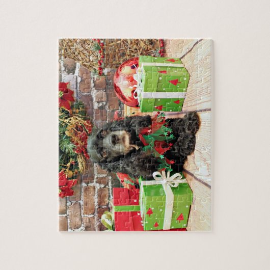 Kerstmis - Cocker Spaniel - Lily Legpuzzel (Verticaal)