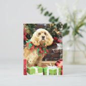 Kerstmis - Cocker Spaniel - Maggie Feestdagenkaart (Staand voorkant)