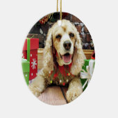 Kerstmis - Cocker Spaniel - Mollie Keramisch Ornament (Rechts)