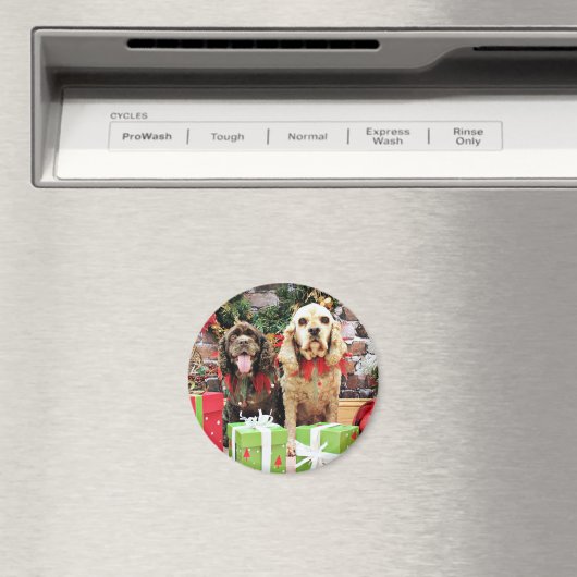 Kerstmis - Cocker Spaniel - Murphy - Calvin Magneet (Insitu (Vaatwasser))